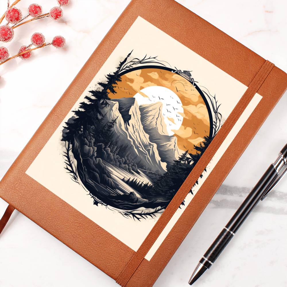 Minimalist BOHO Art 114 - Vegan Leather Journal