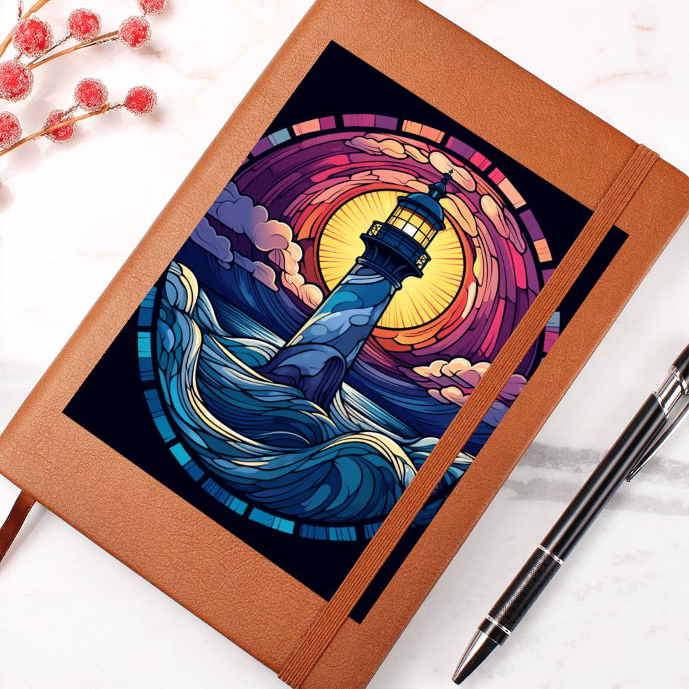 Minimalist BOHO Art 068 - Vegan Leather Journal