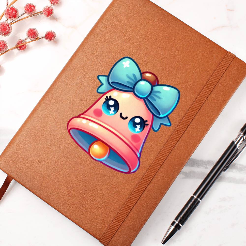 Cute Back to School Sticker 084 - Vegan Leather Journal