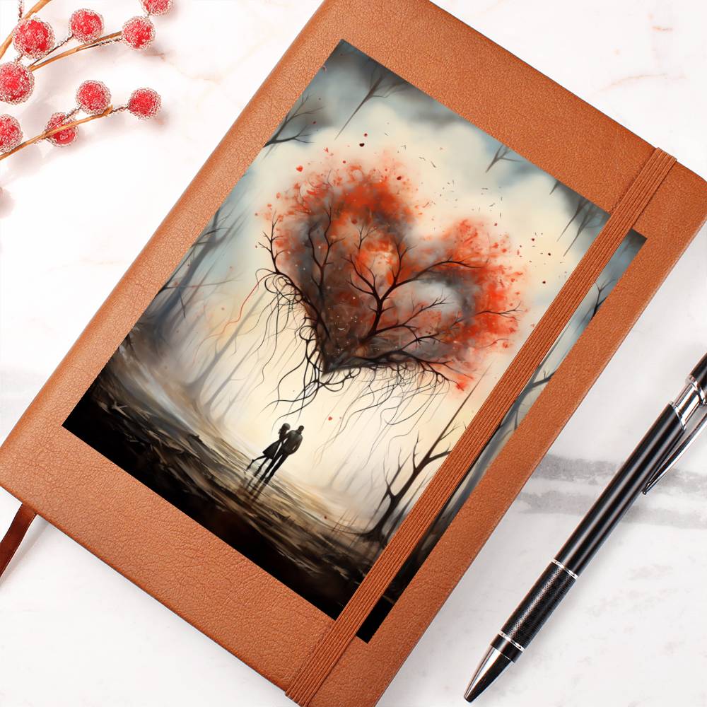 Valentine's Day Art 181 - Vegan Leather Journal