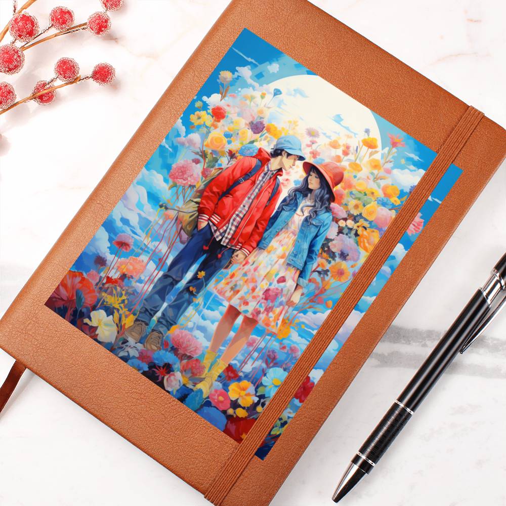 Valentine's Day Art 182 - Vegan Leather Journal