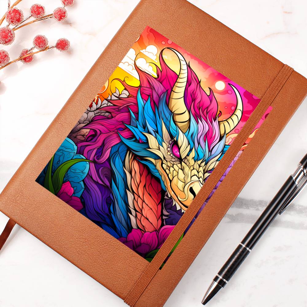 Majestic Dragon 029 - Vegan Leather Journal