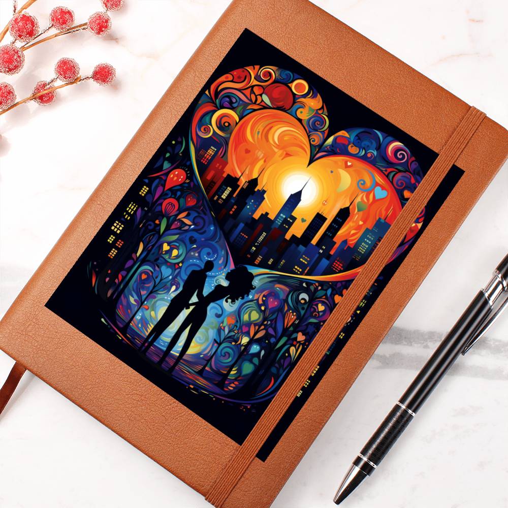 Valentine's Day Art 277 - Vegan Leather Journal