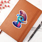 Cute Cassowary sticker 22 - Vegan Leather Journal