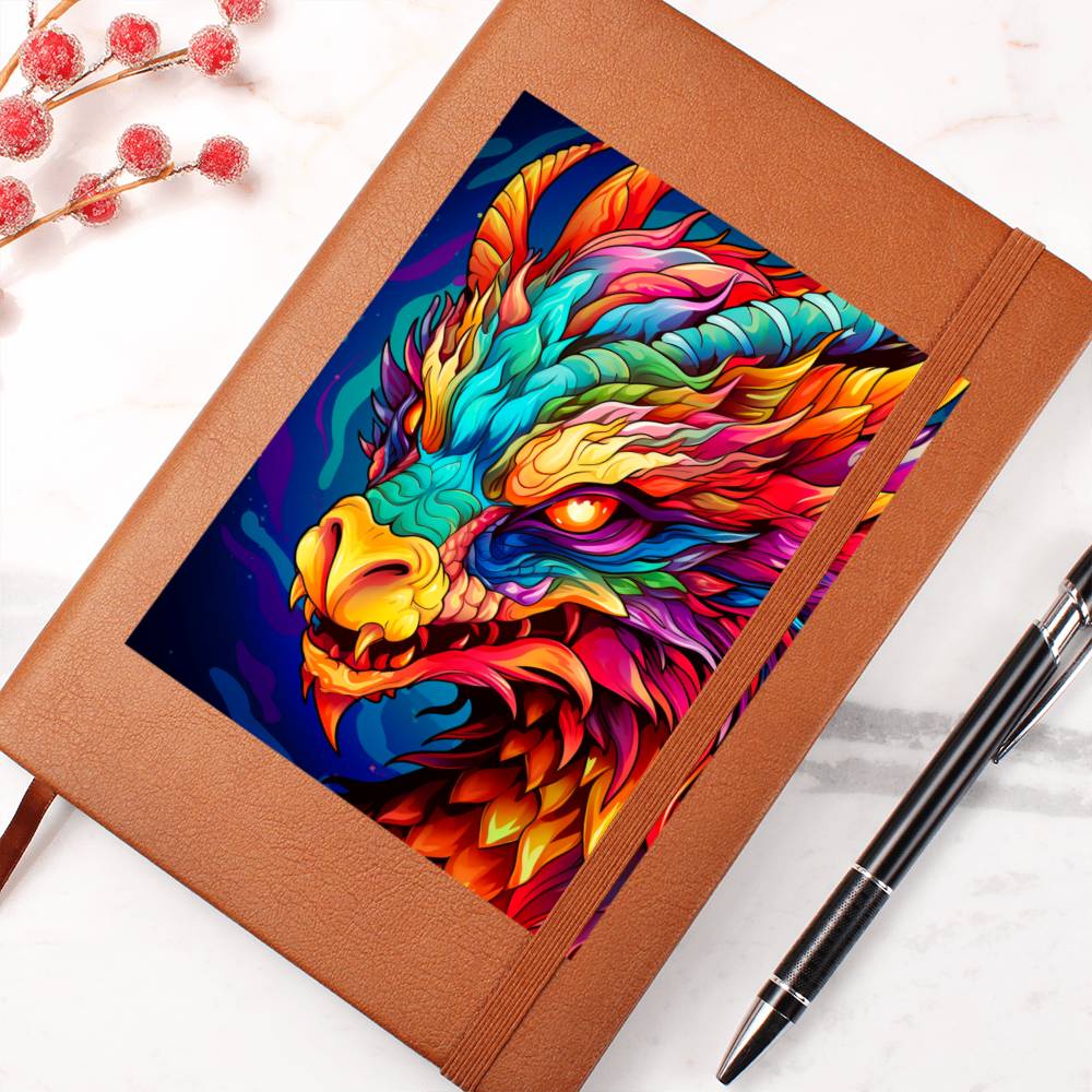 Majestic Dragon 002 - Vegan Leather Journal