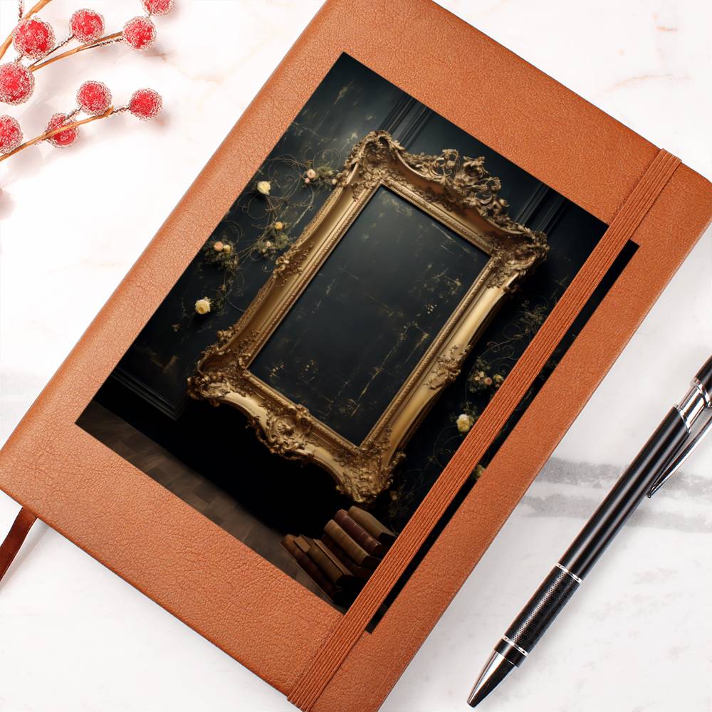 Ornate Gold Cover 105 - Vegan Leather Journal