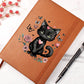 Valentine's Day Black Cat 007 - Vegan Leather Journal