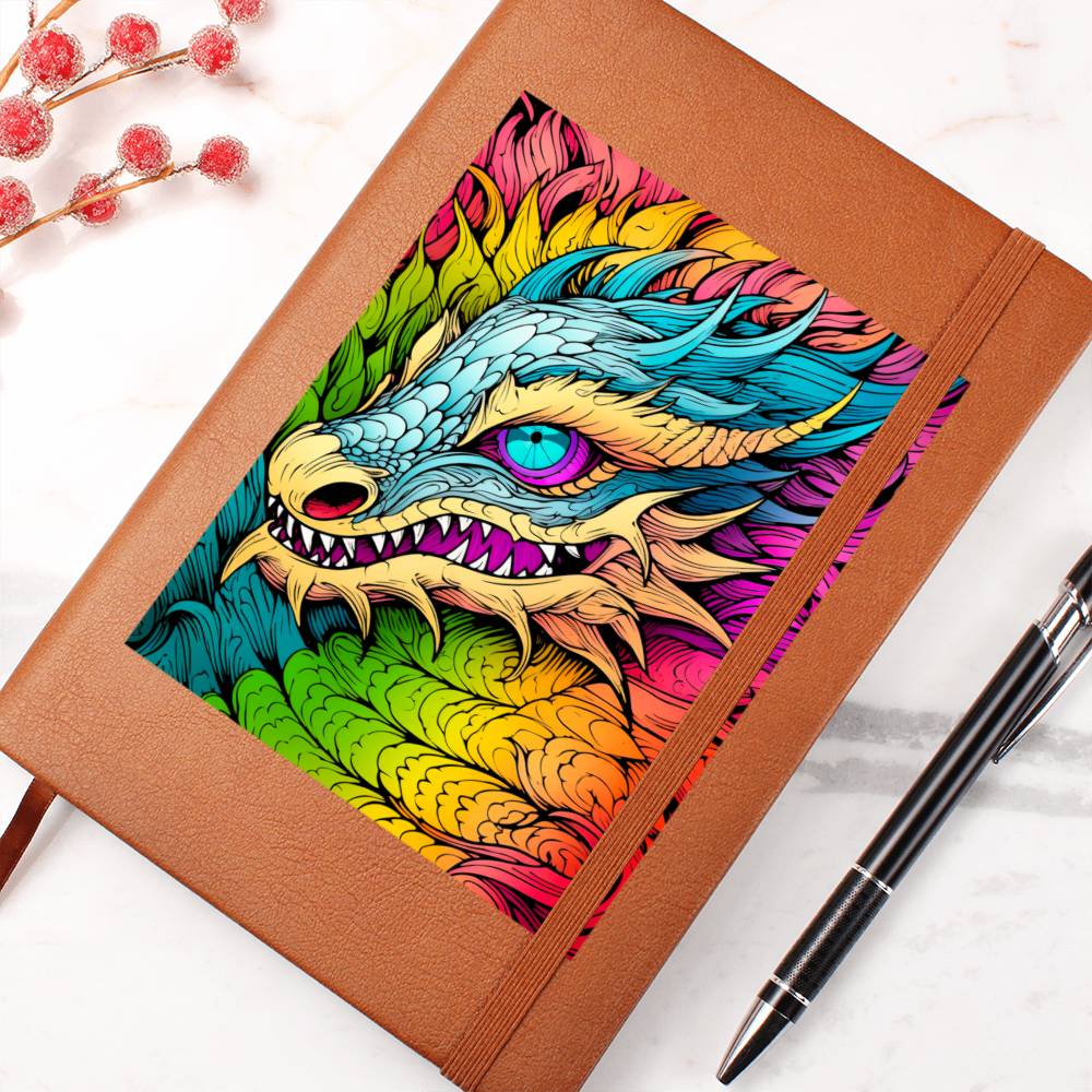 Majestic Dragon 027 - Vegan Leather Journal