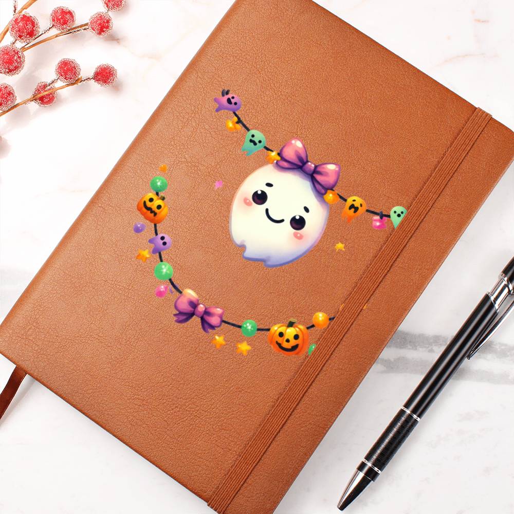 Cute Halloween Sticker 015 - Vegan Leather Journal