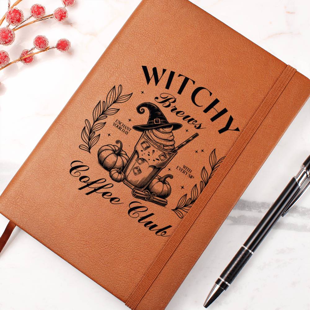 Halloween Witch Club 4 - Vegan Leather Journal