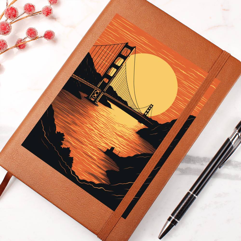 Minimalist BOHO Art 119 - Vegan Leather Journal