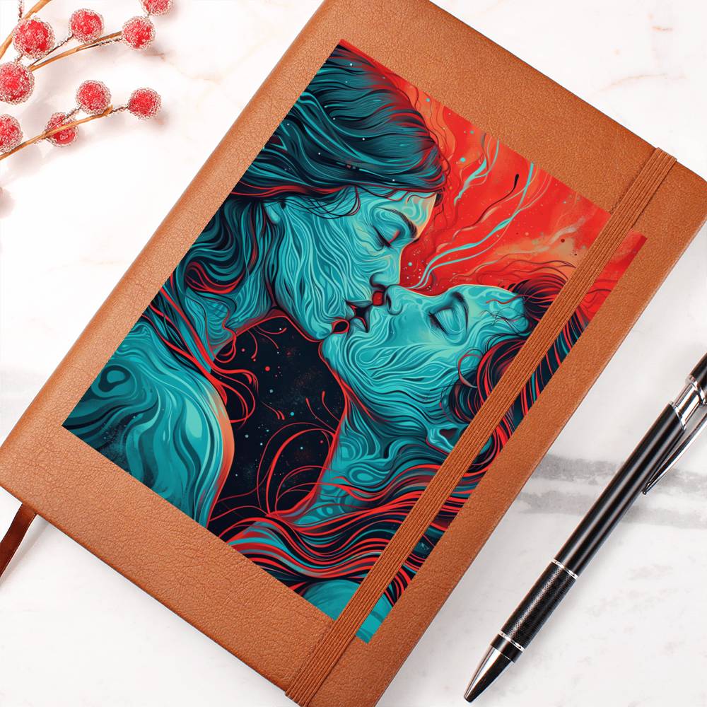 Valentine's Day Art 067 - Vegan Leather Journal