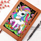Cute Unicorn 120 - Vegan Leather Journal