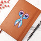Cute Back to School Sticker 005 - Vegan Leather Journal