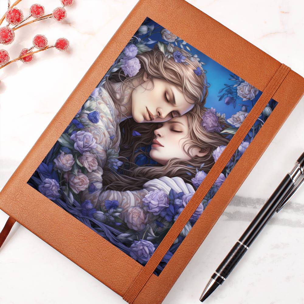 Valentine's Day Art 197 - Vegan Leather Journal