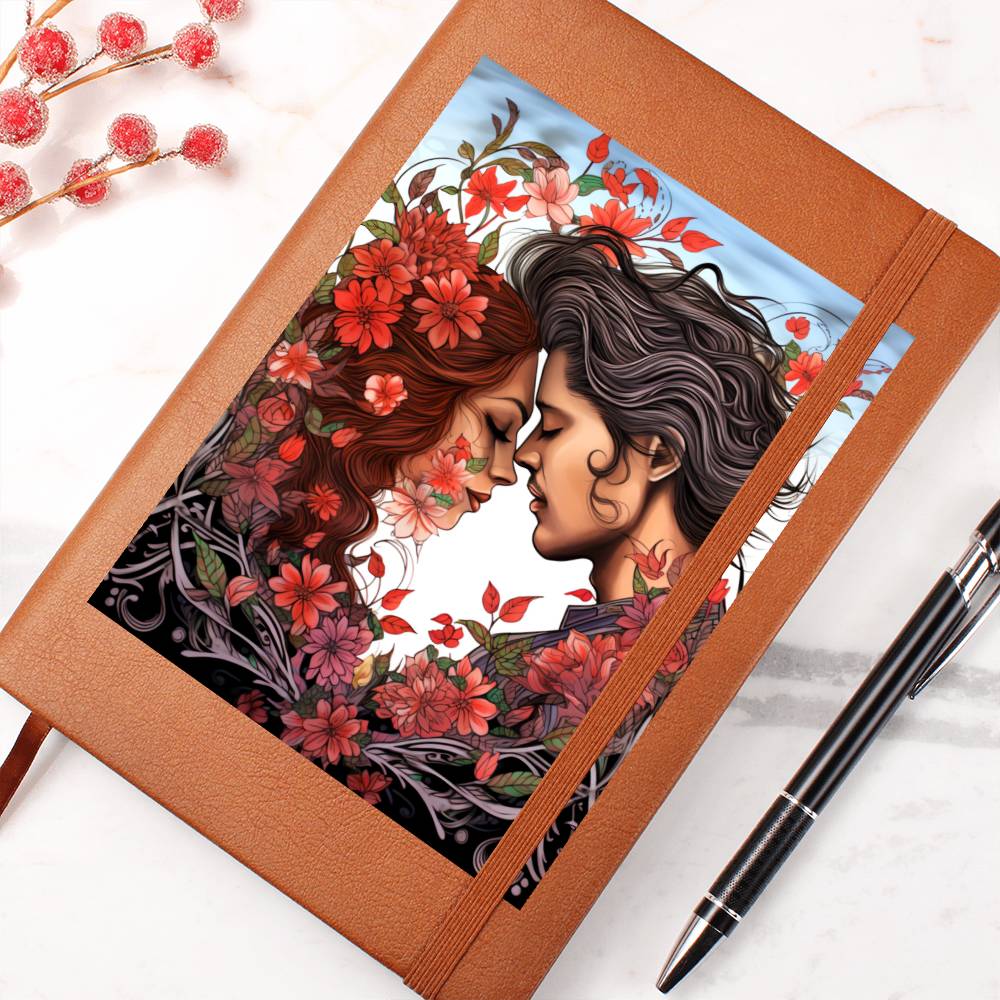 Valentine's Day Art 361 - Vegan Leather Journal