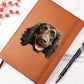 Boykin Spaniel Peeking - Vegan Leather Journal