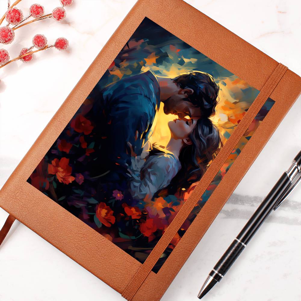 Valentine's Day Art 405 - Vegan Leather Journal