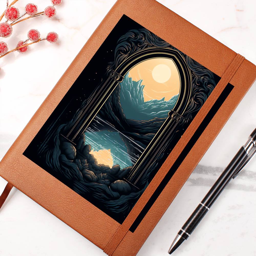 Minimalist BOHO Art 058 - Vegan Leather Journal