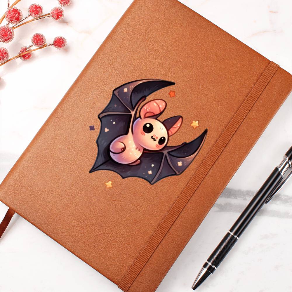 Cute Halloween Sticker 040 - Vegan Leather Journal