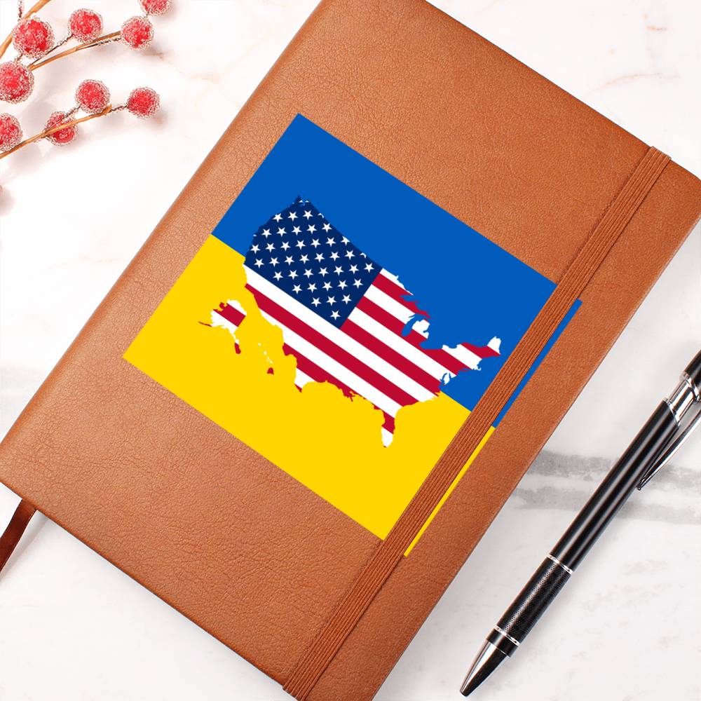 Ukrainian-American - Vegan Leather Journal