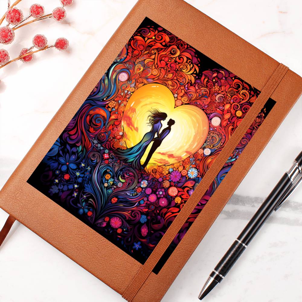 Valentine's Day Art 283 - Vegan Leather Journal