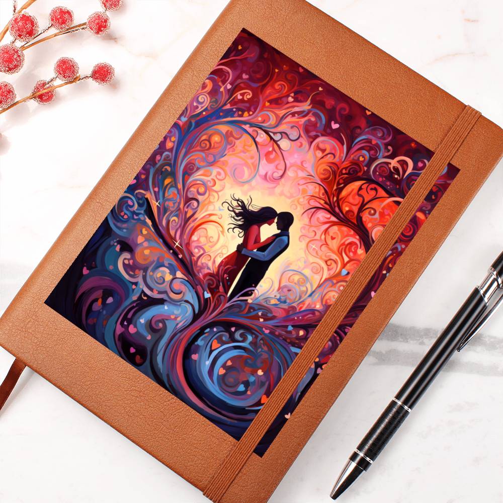 Valentine's Day Art 481 - Vegan Leather Journal