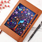 Birds And Floral Design 101 - Vegan Leather Journal