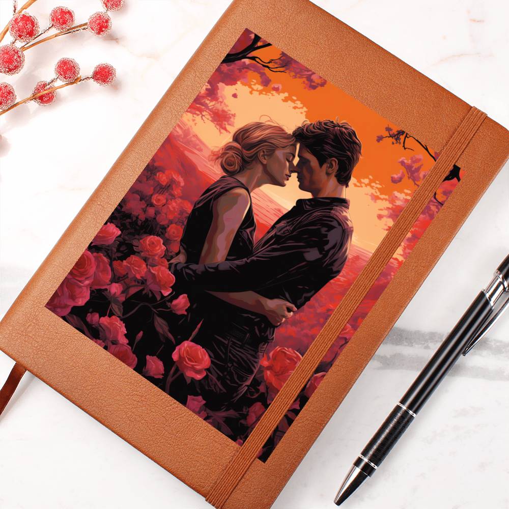 Valentine's Day Art 124 - Vegan Leather Journal