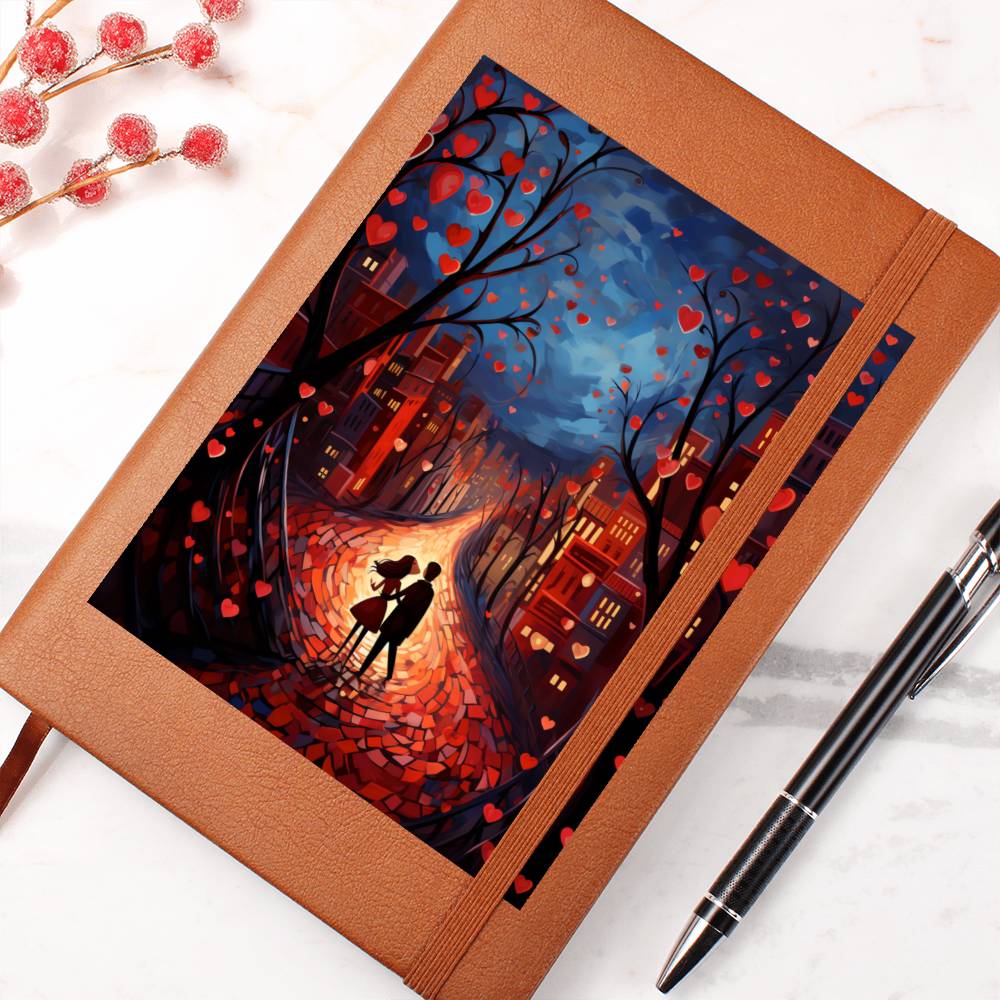 Valentine's Day Art 462 - Vegan Leather Journal