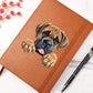 Boerboel Peeking - Vegan Leather Journal