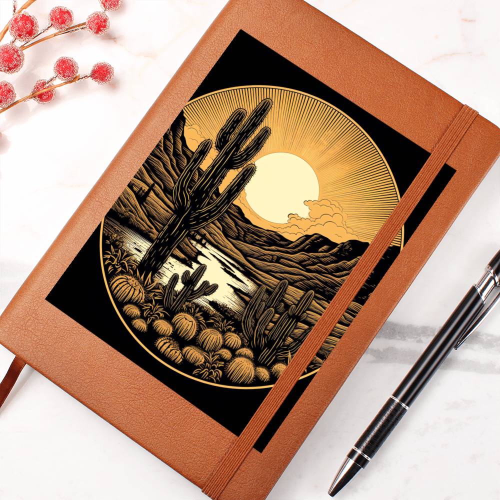 Minimalist BOHO Art 131 - Vegan Leather Journal
