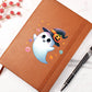 Cute Halloween Sticker 058 - Vegan Leather Journal