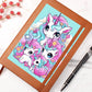 Cute Unicorn 077 - Vegan Leather Journal