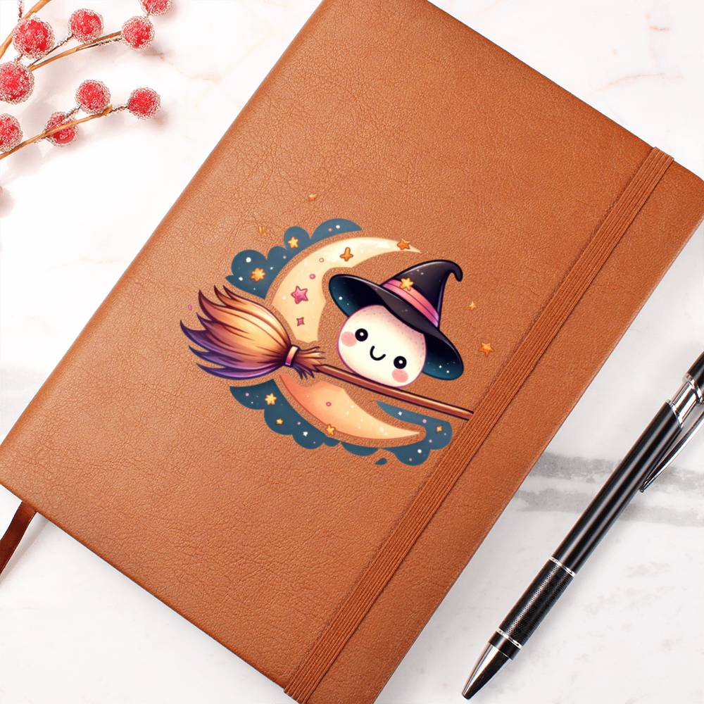 Cute Halloween Sticker 038 - Vegan Leather Journal