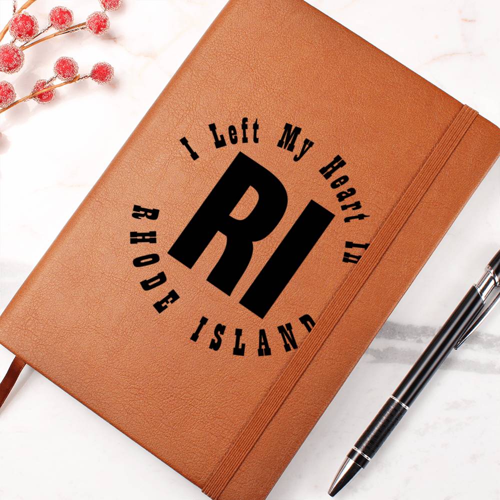 Heart In Rhode Island v01 - Vegan Leather Journal