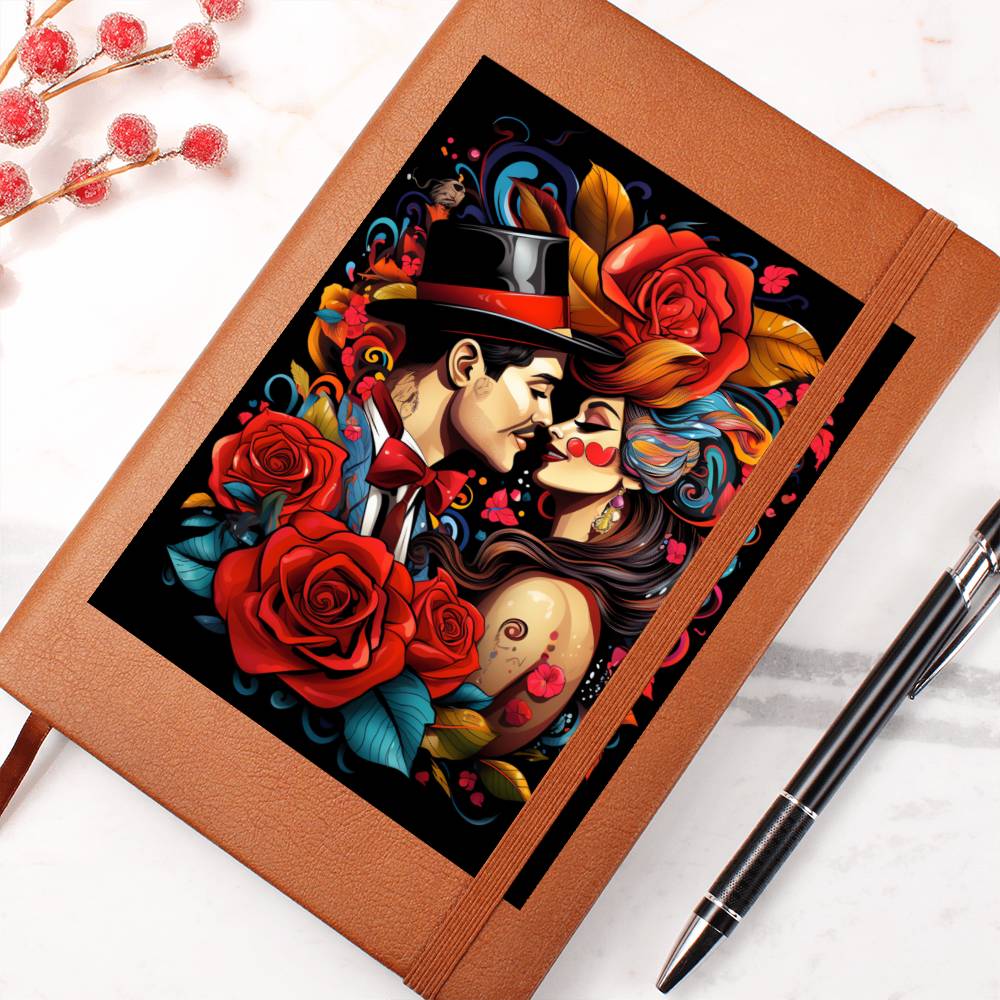 Valentine's Day Art 354 - Vegan Leather Journal