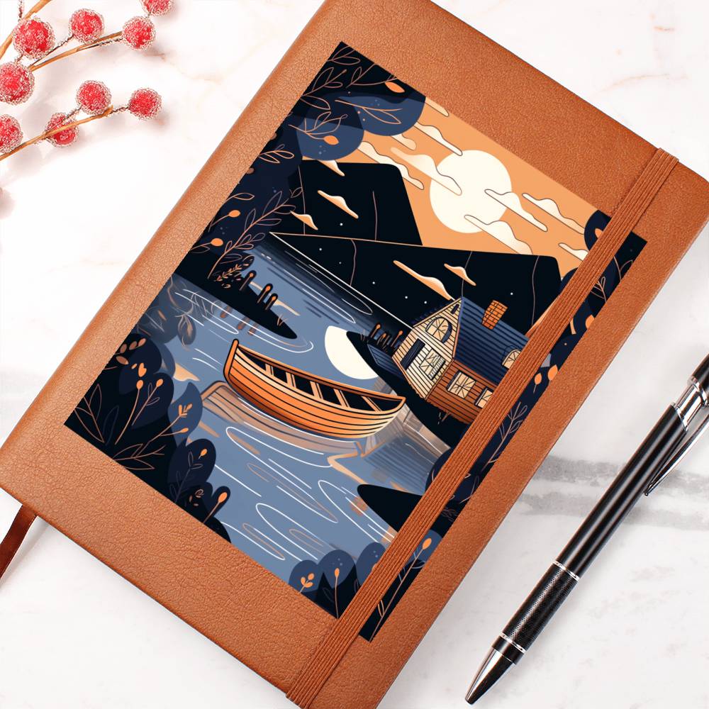 Minimalist BOHO Art 061 - Vegan Leather Journal