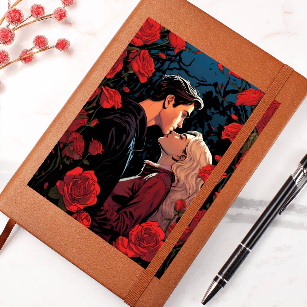 Valentine's Day Art 419 - Vegan Leather Journal