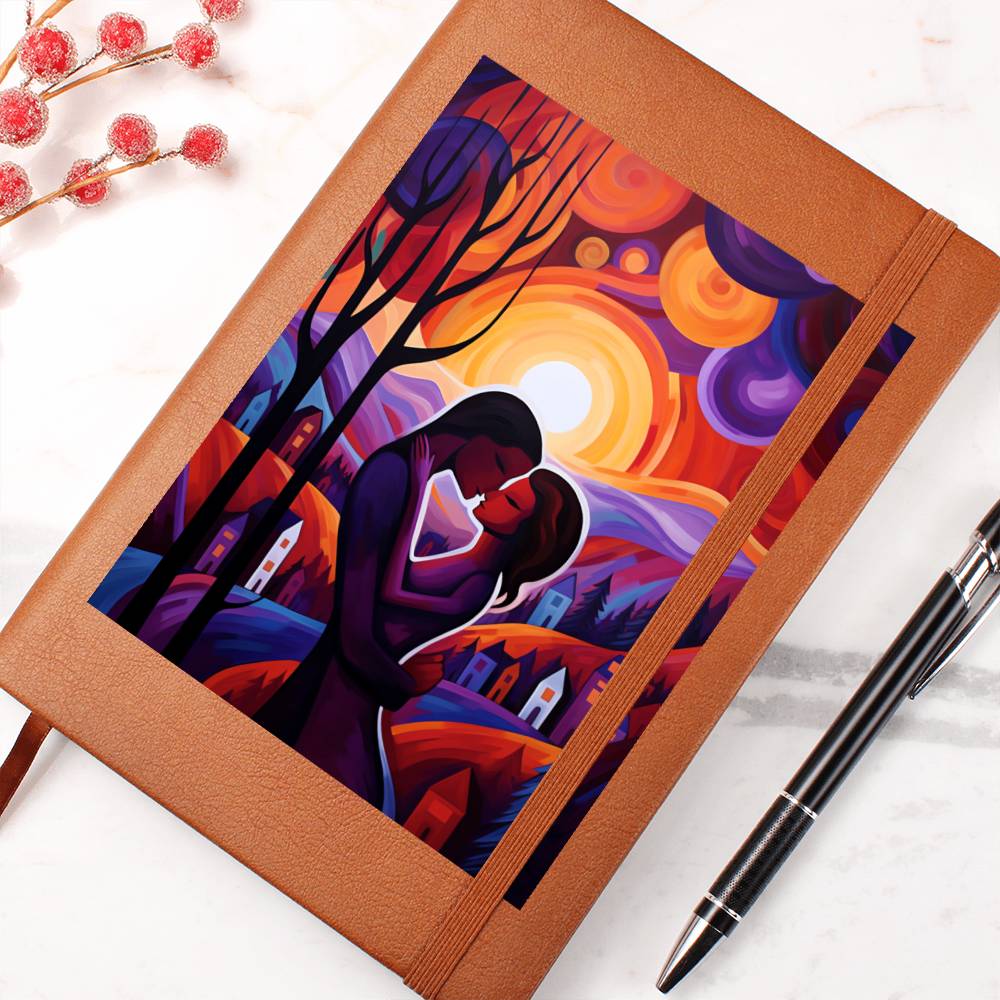 Valentine's Day Art 328 - Vegan Leather Journal