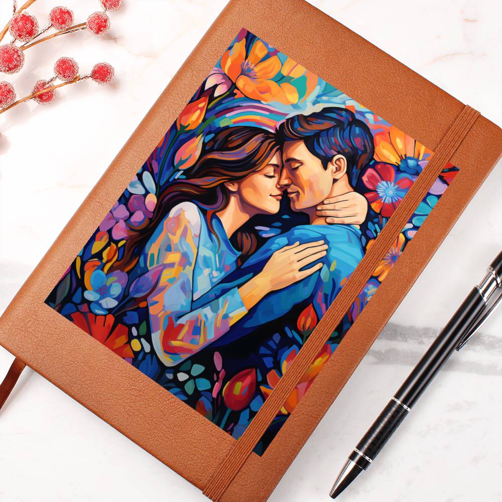 Valentine's Day Art 417 - Vegan Leather Journal