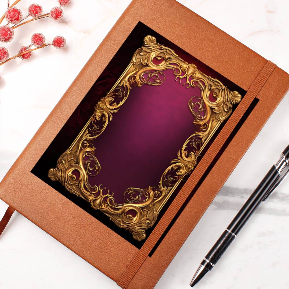 Ornate Gold Cover 109 - Vegan Leather Journal