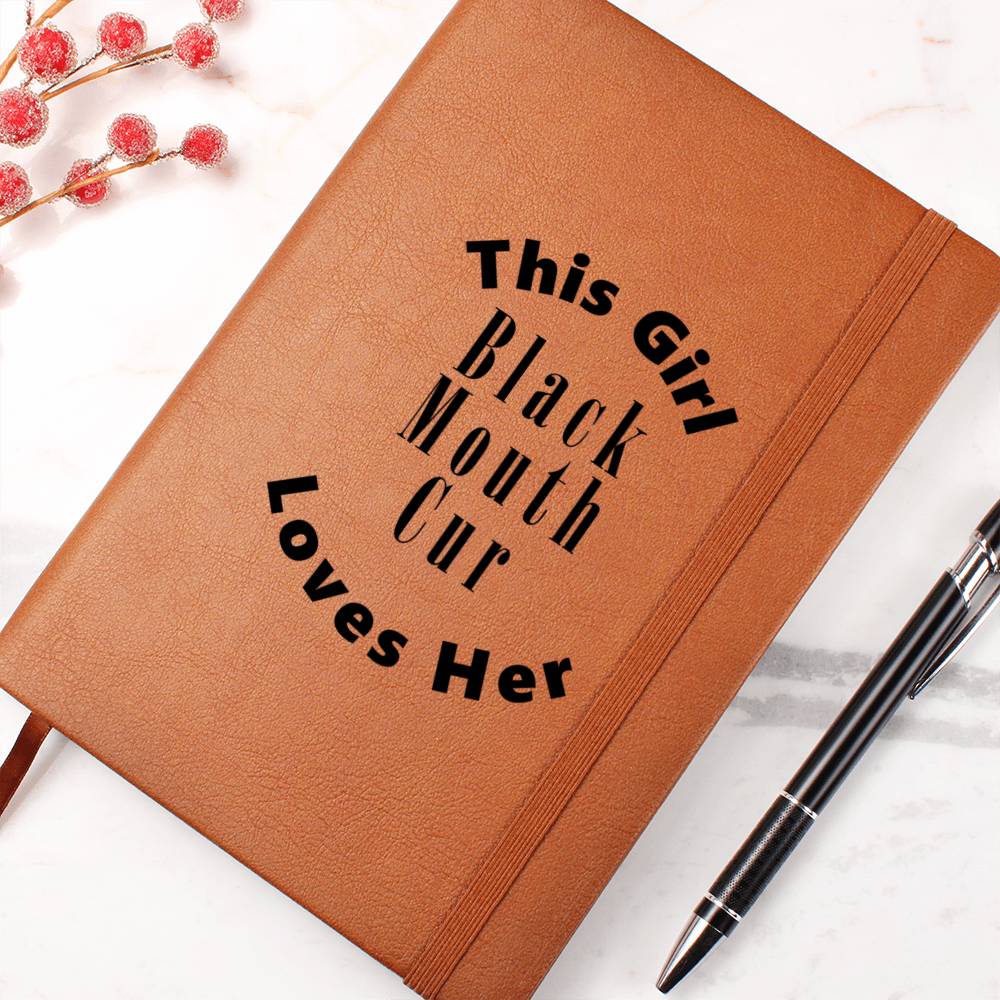 Black Mouth Cur v2 - Vegan Leather Journal