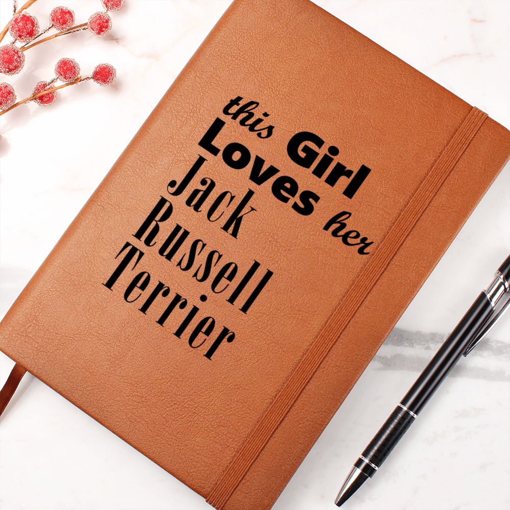 Jack Russell Terrier - Vegan Leather Journal