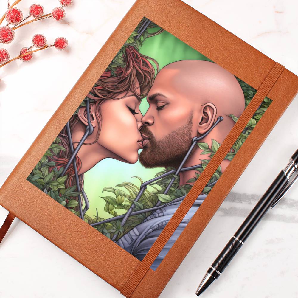 Valentine's Day Art 007 - Vegan Leather Journal