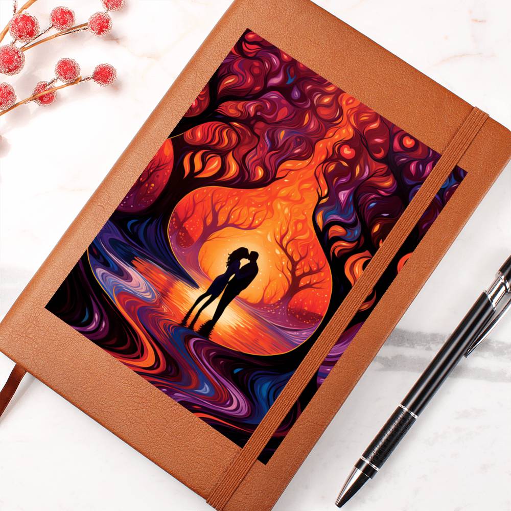 Valentine's Day Art 141 - Vegan Leather Journal