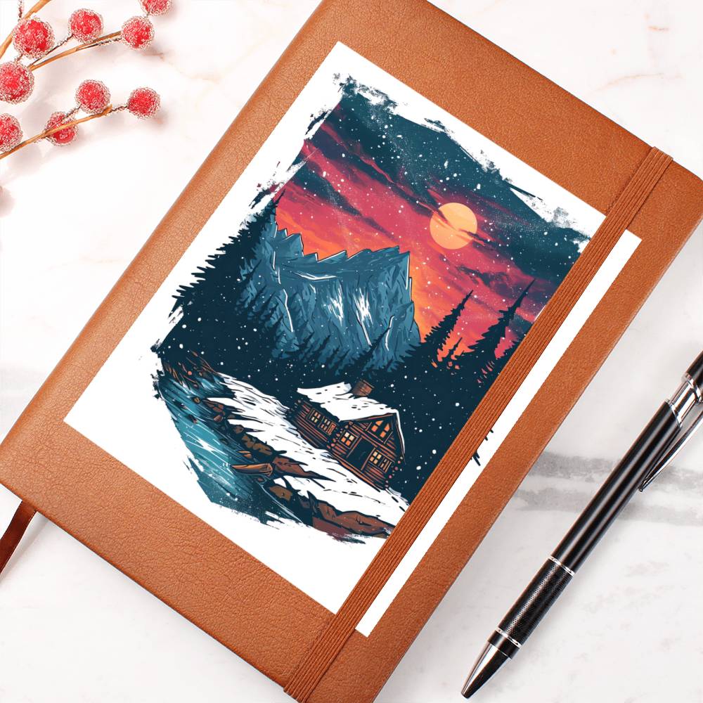 Minimalist BOHO Art 042 - Vegan Leather Journal