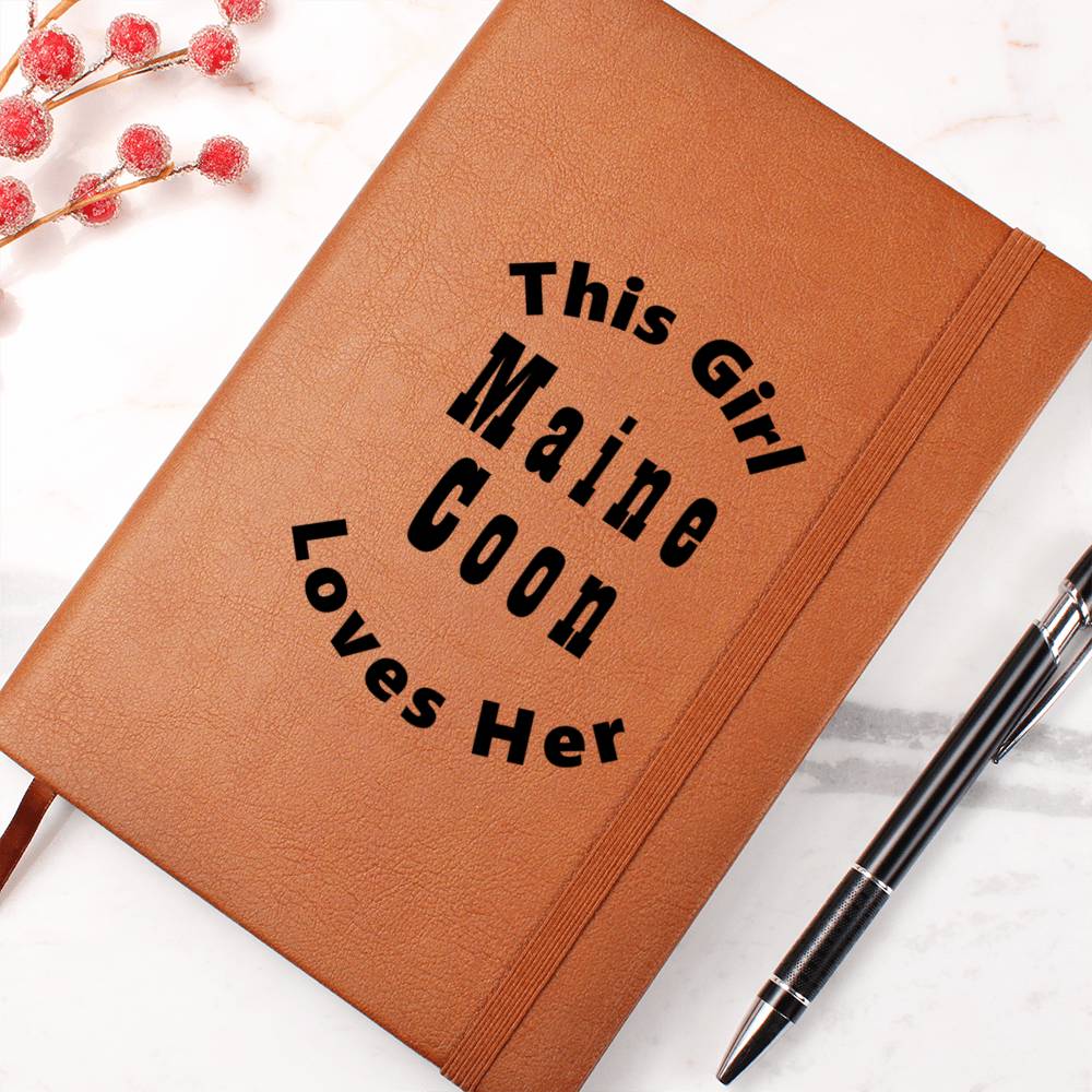 Maine Coon v2 - Vegan Leather Journal