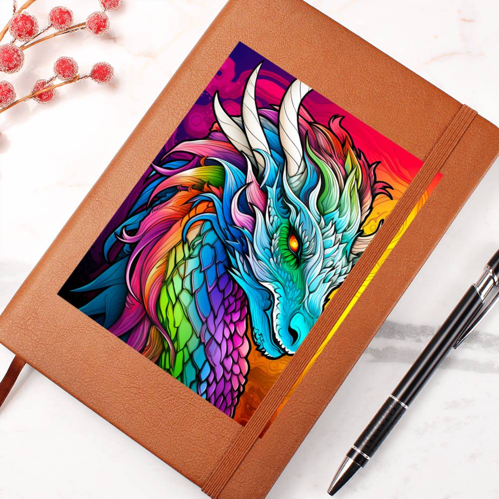 Majestic Dragon 013 - Vegan Leather Journal