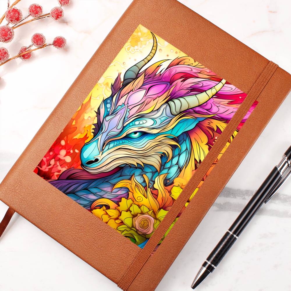 Majestic Dragon 016 - Vegan Leather Journal
